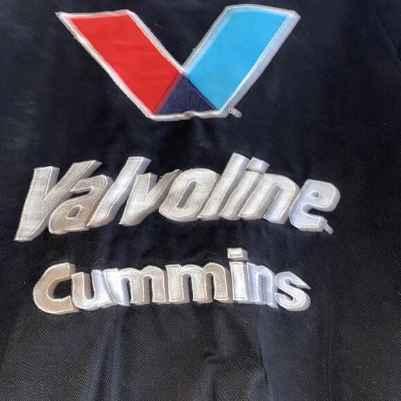 Vintage Jacket Valvoline Auto Cummins Honda FedEx JH Designs Jeff Hamilton 4XL - Picture 14 of 16